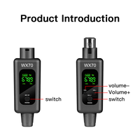 Système de microphone dynamique professionnel portable 2,4 G, adaptateur émetteur XLR, récepteur sans fil filaire, microphone professionnel
