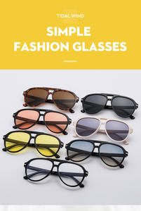 Lunettes de soleil d'extérieur pour vélo UV400 PC à la mode unique pour femmes, cadre blanc léger, <span class=keywords><strong>lentilles</strong></span> carrées marron léopard bon marché - Product Image 2