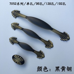 French Style Drawer Handles Zinc Alloy Bar Shape Durable Cabinet Hardware - Product Image 4
