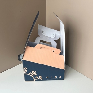 2L 3L 5L 70/96 oz cà phê đưa ra container cấp thực phẩm tùy chỉnh in chất lỏng nước trái cây để đi nước giải khát túi giấy Cà Phê Hộp - Product Image 1