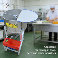 Mélangeur d'aliments pour poissons Shuijingling L-50B en acier inoxydable 201 avec moteur PLC, capacité 50 kg, pour usage intensif en élevage et traitement d'aliments pour animaux