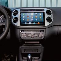 Cadre autoradio Android TK-YB 9 pouces compatible avec VW Tiguan 2010-2017, pièces automobiles, intérieur, cadre radio DVD, tableau de bord, panneau de façade