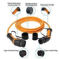 Câble de charge pour véhicule électrique TPU modèle 3 personnalisé en couleur, type 2 vers type 2, 3,5 kW, 7 kW, 16 A, 32 A
