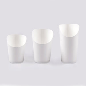 Vaso de Papel Redondo Reforzado, Resistente a la Grasa, de Grado Alimenticio, Personalizado y Desechable, para Envasar Papas Fritas, Postres y Aperitivos - Product Image 2