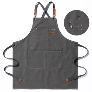 Grembiule Personalizzato con Logo, Impermeabile, Regolabile, con Tasche per Cucina, Chef e Barbieri - Product Image 1