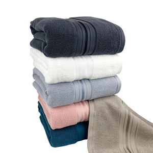 Bright Strip Bath Towel 90x180 Cm Pure Cotton Thickened Hotel Towel Adult <b>Wrap</b> Towel Business Gift - Product Image 4