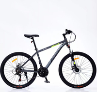 Vélo de montagne à cadre en acier haute vitesse personnalisable, 21 vitesses, freins à disque, roues de 26/29 pouces, modèle SH-MTB Explore