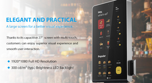 Supermarket <strong>Self</strong> <strong>Service</strong> 27 Inch Touchscreen <strong>Kiosks</strong> Ordering Touch Screen <strong>Self</strong> Checkout <strong>Kiosk</strong> - Product Image 6