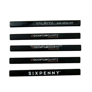 Zimmermannsbleistifte für Holzarbeiten Achteckige Schwarze Harte Schwarze Bau-Bleistifte Standard Maßgefertigte Bleistifte zum Markieren - Product Image 3