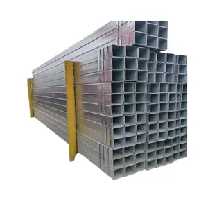 Q235 Grade Steel Welded Hollow Section Galvanized Square Pipe 50mm X 50mm 12m Length For Structures Certified