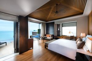 Muebles de Hotel Conrad <span class=keywords><strong>Koh</strong></span> Samui, juego de dormitorio y baño de madera de melamina para sala de estar, vestíbulo, saló<span class=keywords><strong>n</strong></span>, restaurante, estilo de Panel de uso - Product Image 2