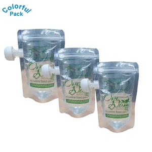 Small Size Plastic Cosmetic <strong>Pouches</strong> 1oz Zippered Stand Vacuum Bag PET Material Security Features Shampoo Packaging <strong>Water</strong> Usage - Product Image 5