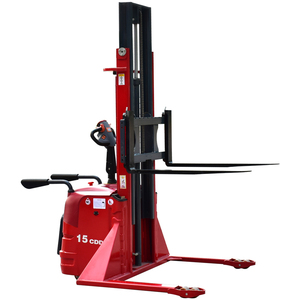 Beiqiang cdd10 mới điện Pallet xe nâng Stacker với AWD chì-axit Pin rắn lốp đứng hoạt động - Product Image 1