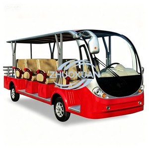 รถรับส่งนักท่องเที่ยวไฟฟ้าสีขาว 72V 14 ที่นั่ง สำหรับรีสอร์ท - Product Image 5