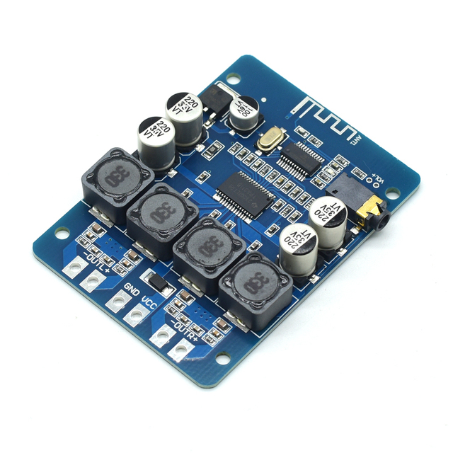 TPA3118 DIY Audio Board 2X30W Stereo Digital Power Amplifier BT with DC 12-24V Power Supply for Home Stereo Systems