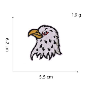 Parches Patrióticos Personalizados, Insignia Bordada con la Bandera de EE. UU., Aplique de <span class=keywords><strong>Águila</strong></span> Americana para el 4 de Julio, Termoadhesivo para el Día de la Independencia, Decoración DIY - Product Image 4