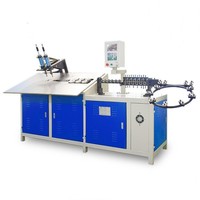 Machine à cintrer le fil d'acier plat professionnel personnalisé 2-12m auto 2d cnc machine à cintrer le fil d'acier métallique