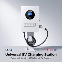 Nuevo Cargador de Pared para Vehículos Eléctricos de 40KW DC GB/T, Estación de Carga Individual con Control por Aplicación Inteligente, Cargador Rápido DC, Compatible con CCS2 OCPP 1.6J