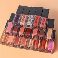 Gloss à lèvres personnalisé avec logo, 80 nuances, maquillage cosmétique, vente en gros, marque privée, gloss à lèvres mat, rouge à lèvres liquide