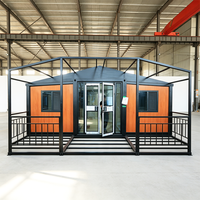 Proveedor Chino de Casas Contenedor Expandibles de 20 y 40 Pies, Casa Prefabricada con Dormitorio, Oficina en Contenedor de Acero