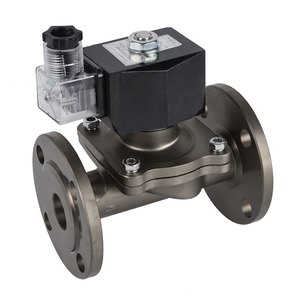 Válvula Solenoide de Pedido Urgente COVNA 2W-F de 1 Pulgada, Normalmente Cerrada, de Acero Inoxidable con Brida - Product Image 5