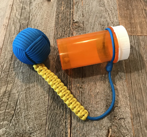 Toptan örgülü paracord kendini savunma halat topu maymun yumruk anahtarlık Pet köpek kapı çekme - Product Image 5