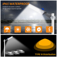 Lampe LED de rue puissante en aluminium IP65 pour éclairage extérieur de route et autoroute KCD 3000-6500k 50w 100w 200w 300w