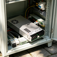 Alimentation électrique industrielle AC-DC Meanwell NSP-320-36 36V avec équipement d'alimentation PoE