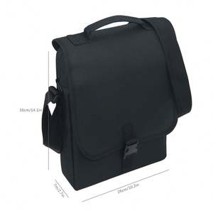 Bolso de viaje personalizado de fábrica con asa única, moderno, portátil, para laptop, de nailon y poliéster, con cremallera bordada estilo caramelo. - Product Image 6