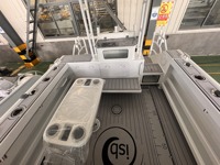Bateau de pêche en aluminium Gospel de 25 pieds (7,5 m) avec cabine fermée et moteur hors-bord de 250 à 350 CV pour la navigation fluviale et la pêche sportive