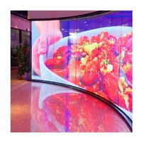 P6 P8 P10 Scène Flexible Haute Transparence LED Vidéo Panneau Mural Écran Auto-Adhésif Collant sur Verre pour la Construction de Murs Rideaux
