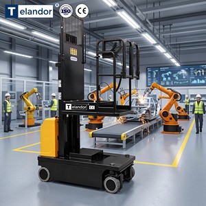 Sistema de Mangueras Antiexplosión de 3000 mm y 300 kg de Capacidad, Recolector de Pedidos de Alto Nivel con Sistema de Frenado Automático - Product Image 3