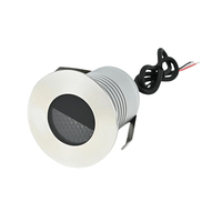 Mini projecteur LED encastré 1W pour marches, terrasses, extérieur, pelouse, jardin, éclairage subaquatique en forme d'étoile