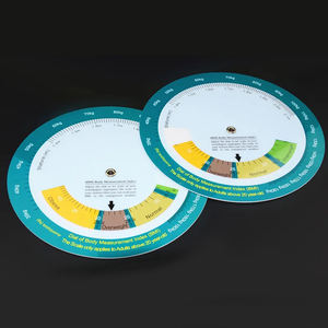 Medico goniometro BMI sano righello promozione medicina righello PVC grande dimensione BMI ruota calcolatrice - Product Image 3