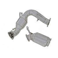 Tuyau d'échappement sport haute performance SS304 sans voyant d'erreur moteur pour Audi A5 2.0T B9.5 2020-2024