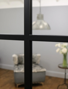 Hiện đại kích thước lớn lối vào sắt khung tầng đầy đủ chiều dài vuông cửa sổ tường gương espelhos decorativos - Product Image 5