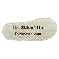 Chaussons en molleton de corail de luxe Chaussons d'intérieur jetables antidérapants Chaussons blancs pour chambre d'hôtel en gros