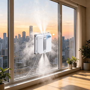Limpiador de Ventanas Robótico Ultraligero ECOVACS WINBOT MINI2 con 5 Modos, Planificación Inteligente de Rutas, para Ventanas, Espejos y Vidrios - Product Image 1