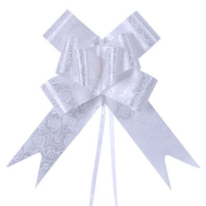 <span class=keywords><strong>Ruban</strong></span> en plastique imprimé avec motif de <span class=keywords><strong>rose</strong></span> <span class=keywords><strong>2022</strong></span>, nœud papillon à tirer pour la décoration de mariage - Product Image 4