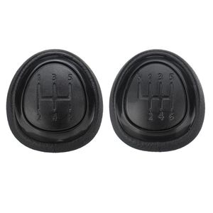 หัวเกียร์รถยนต์ พลาสติกสีดำ ออกแบบตามหลักสรีรศาสตร์ สำหรับรถ Saab รุ่นยุโรป 5 สปีด และ 6 สปีด พร้อมฝาครอบเกียร์ - Product Image 1