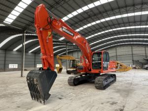Doosan รถตักตีนตะขาบ DX225มือสองน้ำหนัก22.5ton ใช้งานร่วมกับส่วนประกอบหลักตลับลูกปืนปั๊มเกียร์ของเครื่องยนต์ - Product Image 5