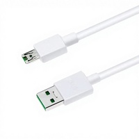 Kabel Data USB V8 Model Micro-USB 1m Bahan PVC Pengisian Cepat Vooc 5A untuk Ponsel Android Baru, Smart Watch, dan Earphone Pabrik