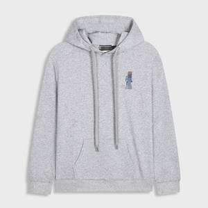 Chaqueta Polo para Hombre, Estilo Casual, Ligera, con Capucha, Color Sólido, Bordada, Holgada, Talla Grande, para Primavera y Otoño - Product Image 3