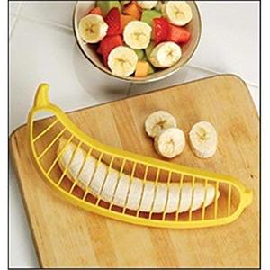 Coupe-bananes manuel en plastique PP facile à utiliser pour la cuisine domestique, compatible lave-vaisselle, éplucheur et hachoir à fruits et légumes pour salades - Product Image 3