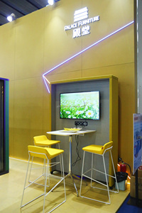 Taburete de escritorio de mesa alta HDF para reunión de oficina moderna, mesa de <span class=keywords><strong>Bar</strong></span> de podio con toma de corriente - Product Image 2