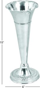 Vase à fleurs en aluminium léger et durable de haute qualité pour la décoration intérieure et extérieure avec un design élégant et un style moderne - Product Image 2