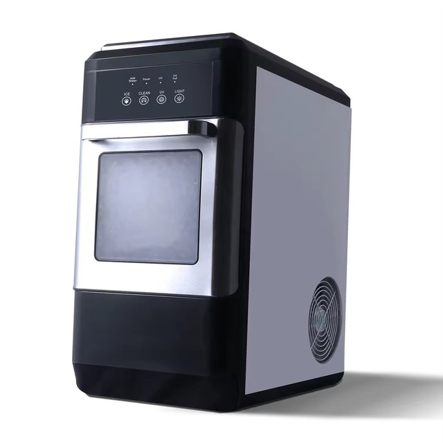Electric 20kg Daily Stainless Steel Ice Maker Counter Top Ice Cube Maker Big Size Nugget and Flake Crush Ice Maker for Home Use