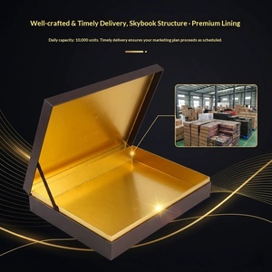 Custom Book Style <b>Gift</b> <b>Boxes</b>, Lid & Base Packaging, Color Printed Corrugated Paper <b>Boxes</b> - Product Image 2