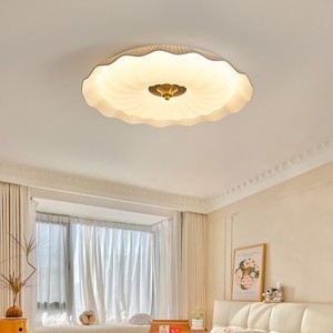 Plafonnier LED de style vintage, monté en surface, blanc froid, spectre complet, protection des yeux, pour chambre à coucher, balcon, couloir - Product Image 1