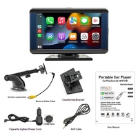 Caméra Enregistreuse de Conduite Intégrée sans Fil CarPlay 7 Pouces Portable pour Lecteur MP5 B300R Adaptation Standard